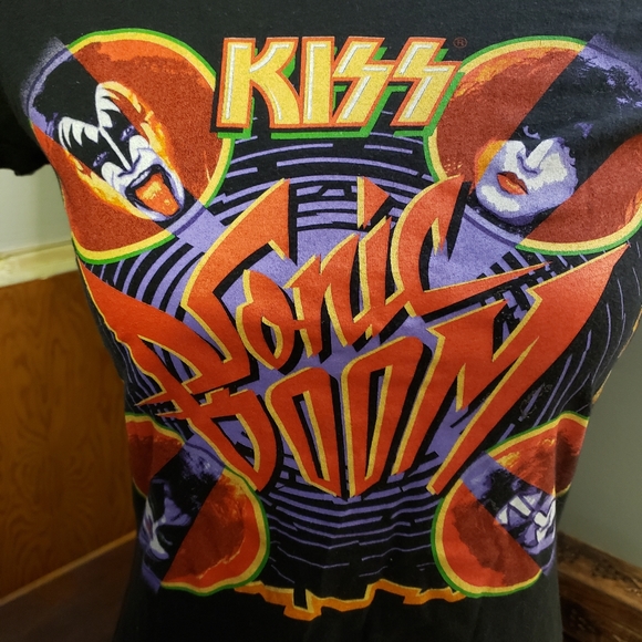 KISS Sonic Boom T-Shirt, L (juniors) - Picture 2 of 3